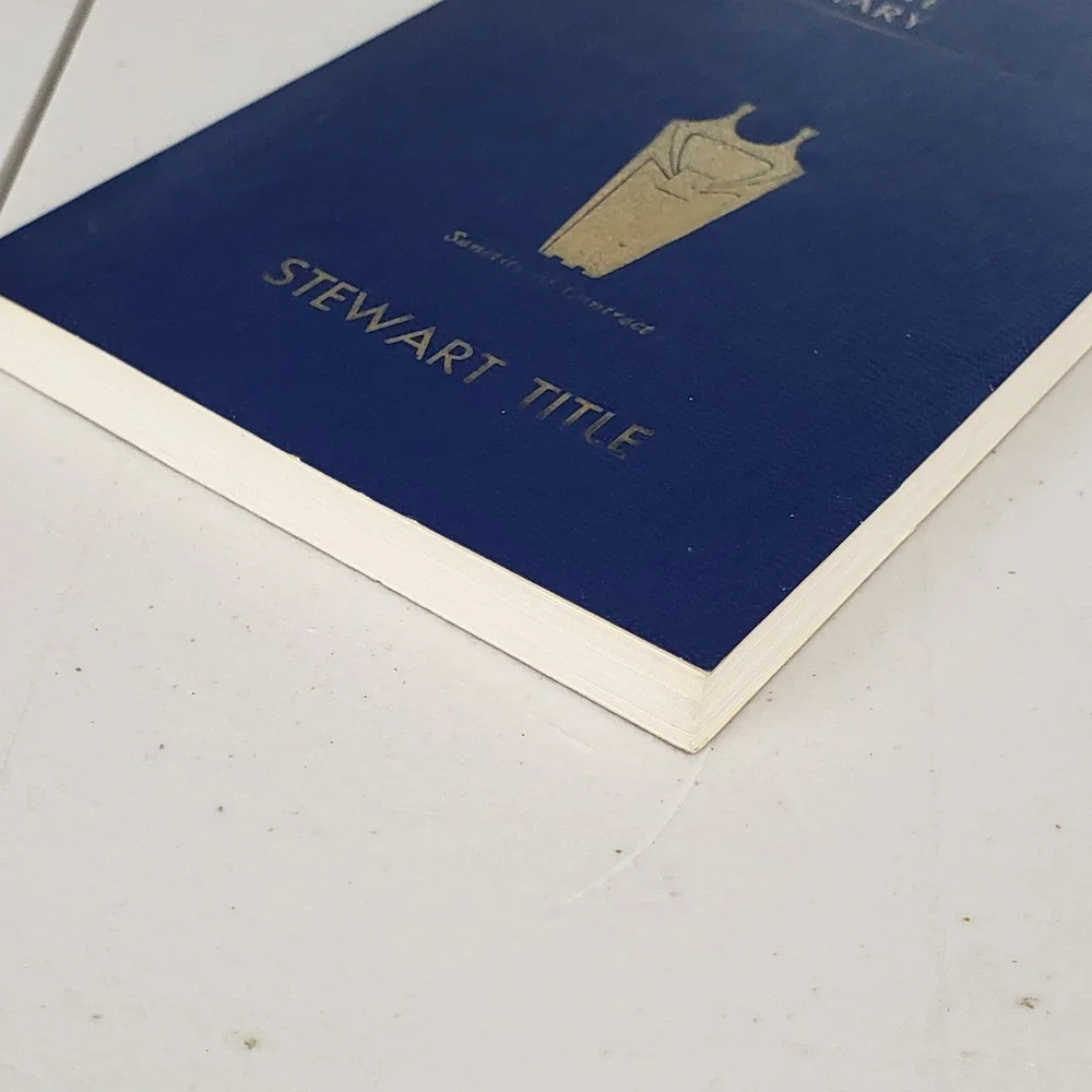 The Real Estate Dictionary 1979 Second Edition John Talamo Stewart Title Blue